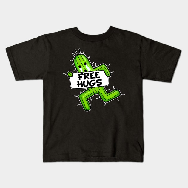 Free Hugs (Final Fantasy Pampa Parody) Kids T-Shirt by AnimeHA